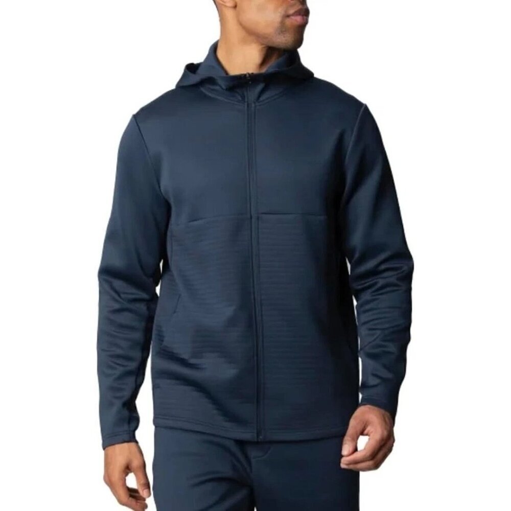 Spyder Active Men's M Navy Hooded Full-Zip Scuba Sweatshirt  N0303